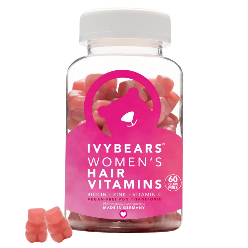 IVYBEARS® - Women's Hair Vitamins / Beauty Vitamin Bears for beautiful,  shiny hair 150 g