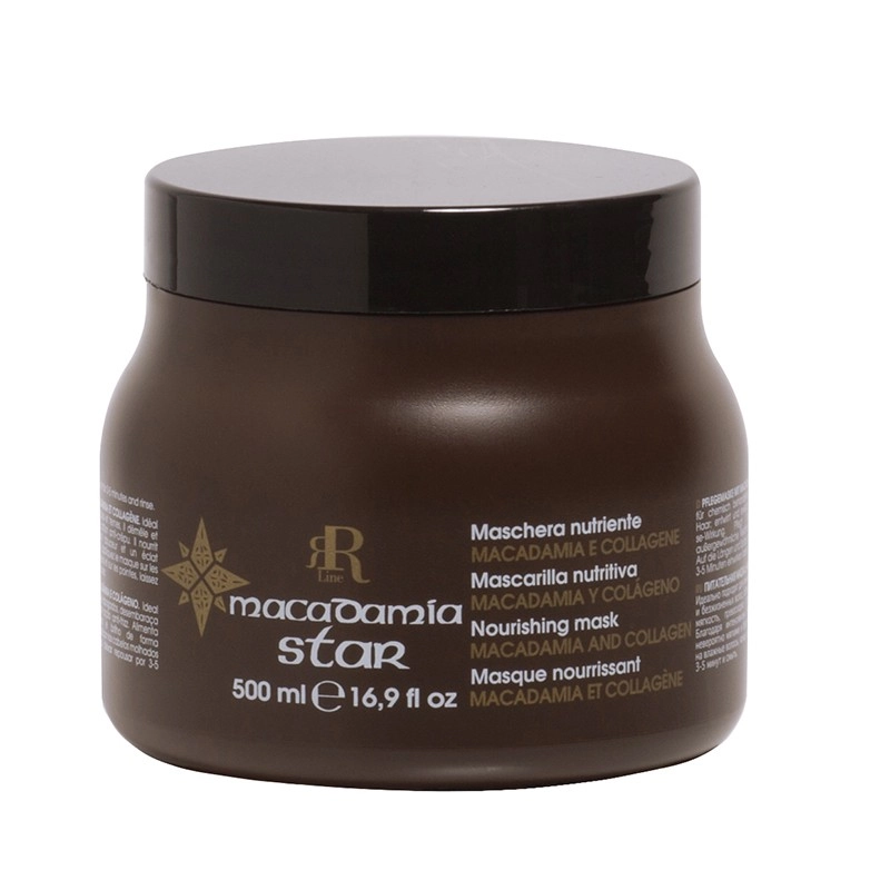Real Star Macadamia Star Maschera nutriente / Nourishing hair mask with  macadamia 500 ml