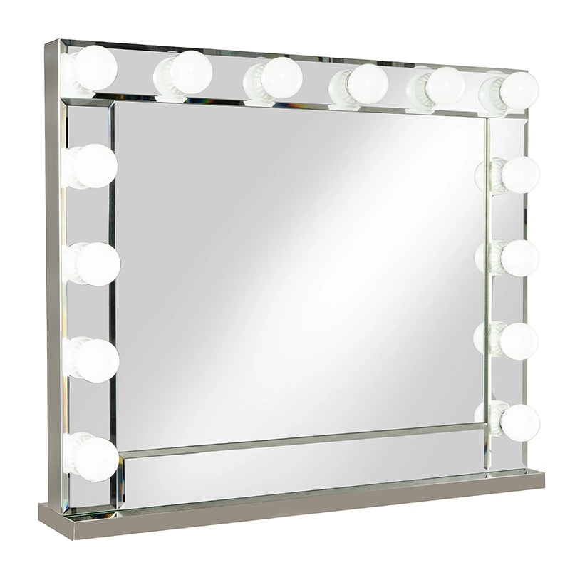 Hollywood Spiegel mit Lichtleiste 80 cm x 65 cm